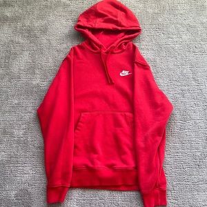 XS Nike red hoodie